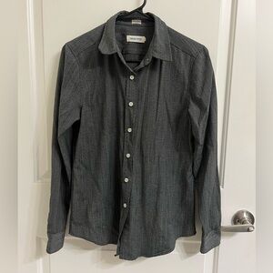 Men’s Small Taylor Stitch Long Sleeve Premium Shirt in Grey